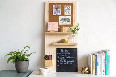 Simple Wood Square Wall Hanging - Alice and Lois