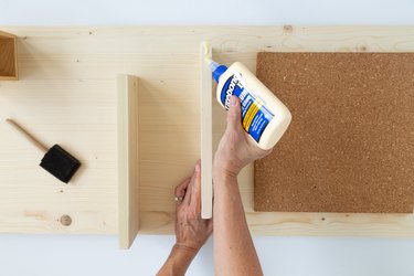 Steps for making a DIY Modern Message Board