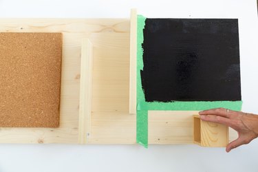 Steps for making a DIY Modern Message Board