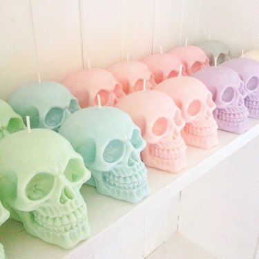 Ember Candle Co Pastel Skull Candles