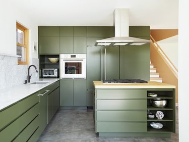 green kitchen