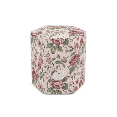 floral patterned ottoman