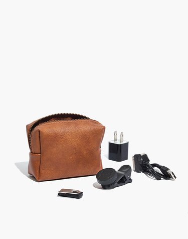 Tan leather tech kit