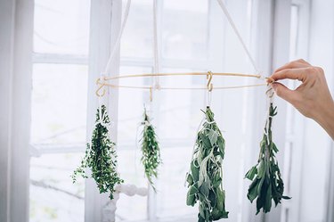 DIY Herb Drying Rack