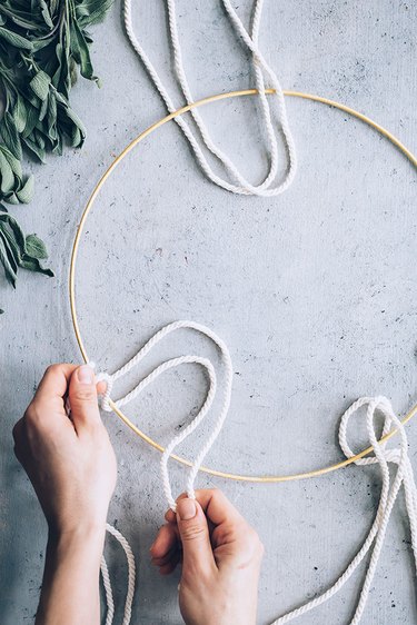 Assembling a DIY Herb Drying Rack