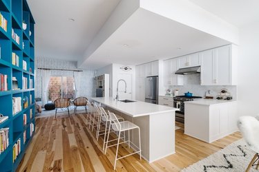 open plan kitchen