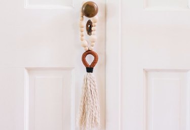 Who doesn't love a a little  boho tassel for a door knob?