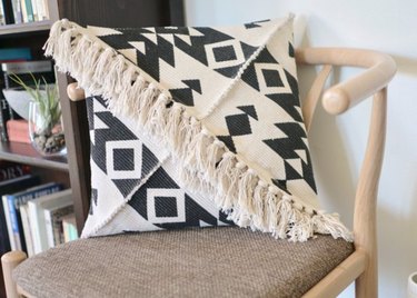 Adding fringe always makes a pillow's personality pop.