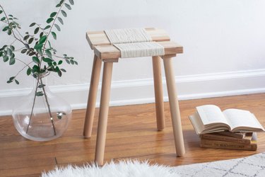 Ikea stool online wooden