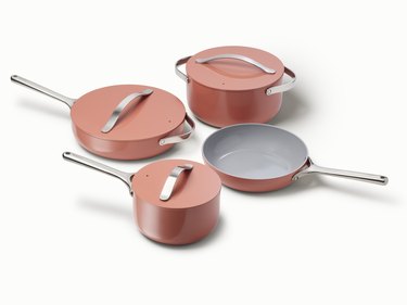 pink cookware set