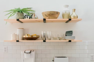 6 Tips for Open Shelf Organization