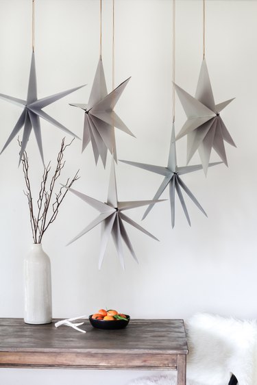 DIY Scandinavian Christmas paper star