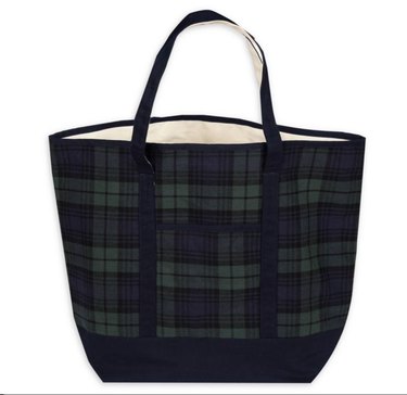 Large Plaid Tote Bag, $9.99