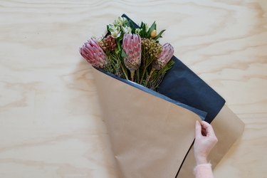 How to Expertly Wrap a Bouquet of Flowers from the Grocery Store