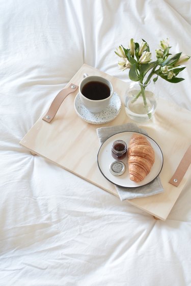 How to Make a Breakfast Tray Using Plywood and Leather | Hunker