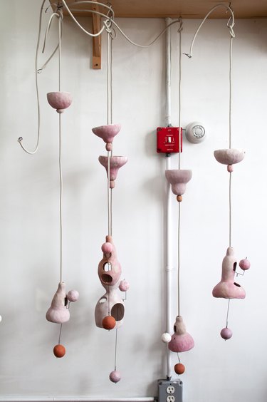 hanging ceramic pieces