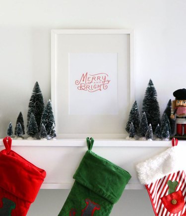 holiday framed art