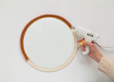 DIY Wrapped Rope Circle Mirror