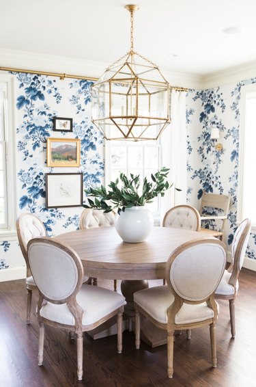 Decorate With Blue and White Buffalo Plaid  French country dining room,  French country dining room decor, French country kitchens