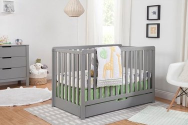4-in-1 crib with storage
