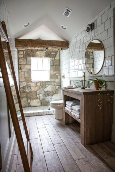 rustic bathroom shower ideas