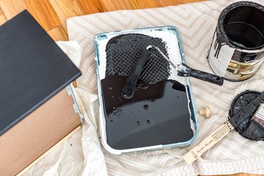 Paint the side table.