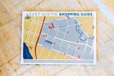 Printed shopping guide of East Austin