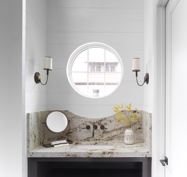 Granite Bathroom Backsplash