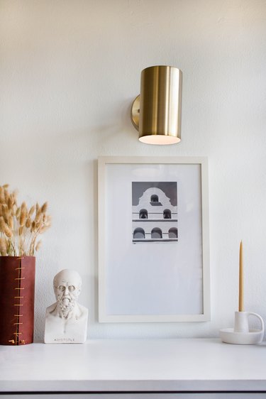 diy wireless wall sconce