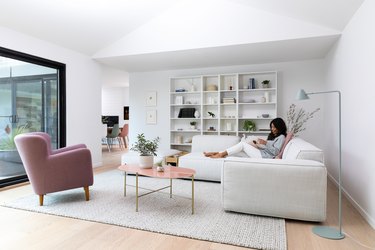 neutral-hued living room