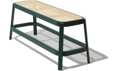 Cane Bench, $585