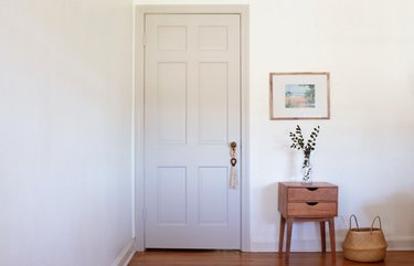 Painted interior door