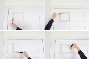 Painting door panel
