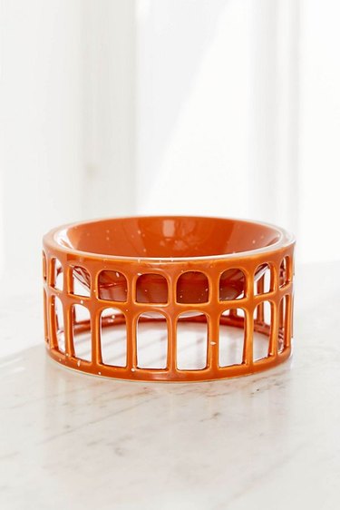 sculptural orange terra-cotta bowl from Urban Outfitters