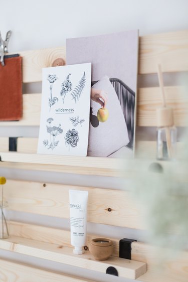 Turn a Simple Pine Shelf Into Minimalist Wood Slat Shelving