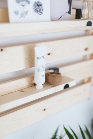 Turn a Simple Pine Shelf Into Minimalist Wood Slat Shelving