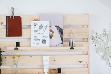 Turn a Simple Pine Shelf Into Minimalist Wood Slat Shelving