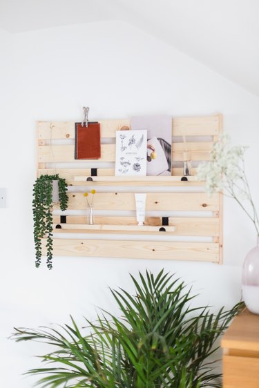 Turn a Simple Pine Shelf Into Minimalist Wood Slat Shelving