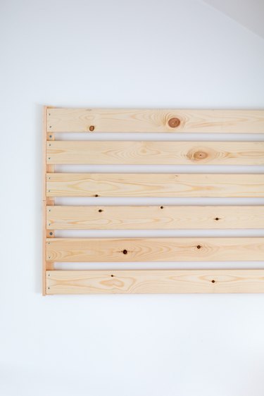 Turn a Simple Pine Shelf Into Minimalist Wood Slat Shelving