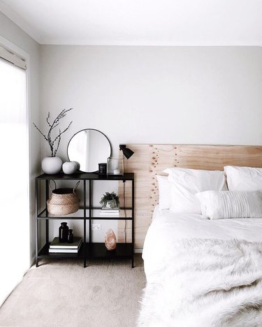 modern chic bedroom with minimalist look