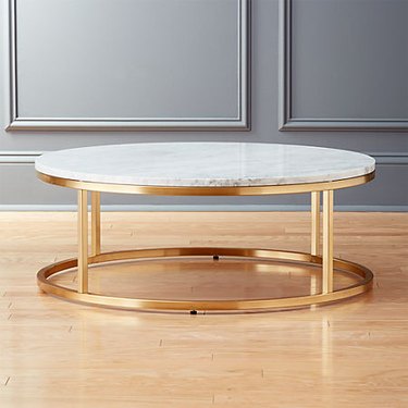 marble and brass art deco Coffee Table from CB2