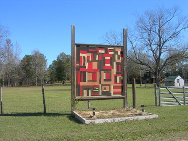 a quilt in Gee's Bend