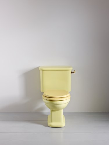 yellow lavatory Rockwell Line from The Water Monopoly