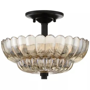 Art deco lighting with glass detailing