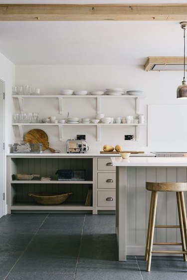 Slate kitchen floor