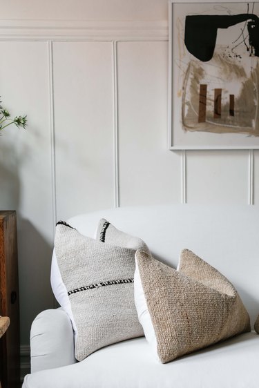 Textured pillows