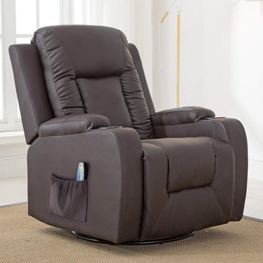 brown recliner chair