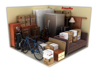 Items in 10 x 10-foot storage unit