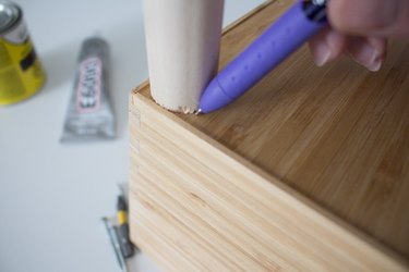 Marking around dowel