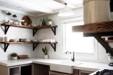 Concrete Countertop with Integral Drainboard by Dale Blayone